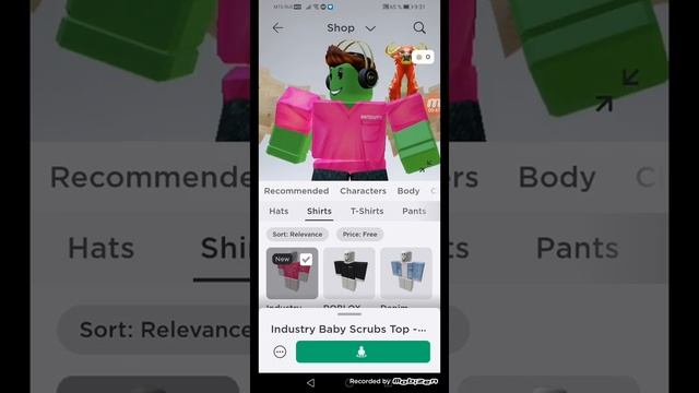 как взять розувую майку и штаны роблокс смотреть онлайн