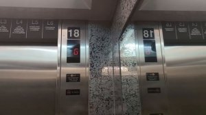 Floor Numbering Update to LG Traction Lifts / Elevators - Mall Taman Anggrek, Jakarta (P18-19)