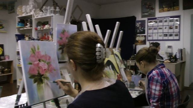 Живопись. Творчество. Обучение. Картина маслом поэтапно на холсте смотреть онлайн