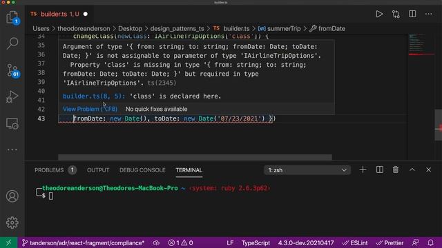 Builder Design Pattern in TypeScript
