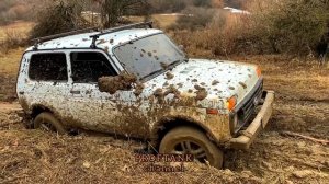 Шеви Нива по бездорожью против стандартной Нивы | Дорога Баксан - Лечинкай. 1- Часть