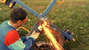 Строим Детскую площадку Карусель восстановление ч.1 (июль 2019)
