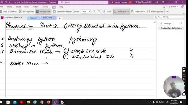 Getting started with Python | Practical Class 1 | CBSE Class 11 | First Program in Python