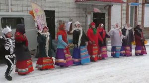 "Широкая масленица" в д.п. Кудряшовский (НСО, Новосибирский р-н) 17 марта 2024 года.