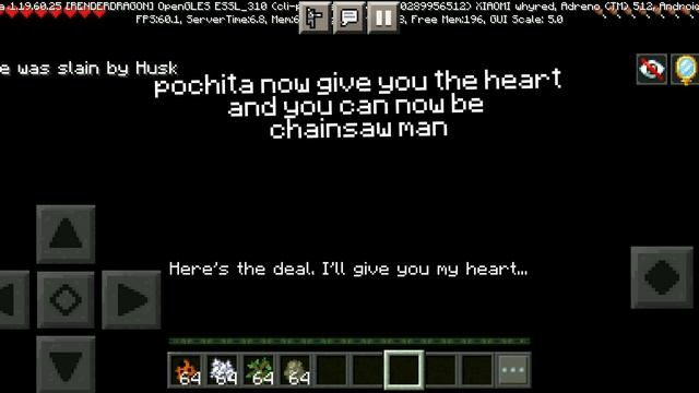 Minecraft chainsaw man addon by: floaty смотреть онлайн