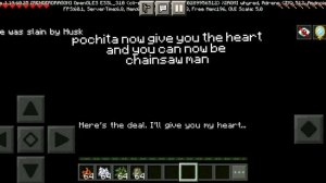 Minecraft chainsaw man addon by: floaty