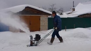 Самодельный снегочист своими руками!