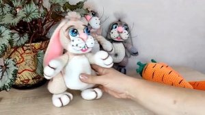 Вязаный крючком зайка. От идеи до воплощения