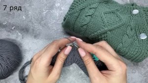 ДЕТСКИЙ ДЖЕМПЕР С РОМБАМИ И КОСАМИ/МАСТЕР-КЛАСС