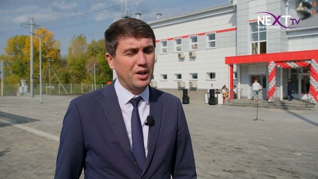 В Амзе открылся новый жд вокзал.