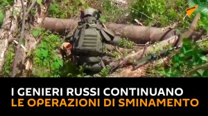 I genieri russi continuano le operazioni di sminamento