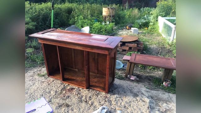 Реставрация старинного буфета своими руками ч.1 | Нашли в заброшенном доме | Дед Буфет смотреть онлайн