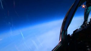 Кадры Полета Истребителя МиГ-31 в Ближнем Космосе