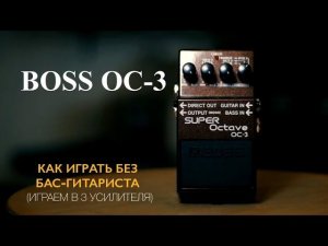 BOSS OC-3 | КАК ИГРАТЬ БЕЗ БАС-ГИТАРИСТА | Дельфин | Павел Додонов | ПечЬ