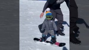 10 Month Old Snowboarding in Colorado   ViralHog
