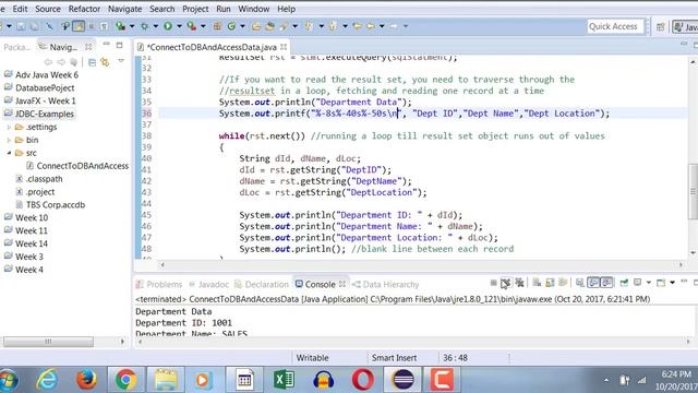 Execute Query in JDBC смотреть онлайн