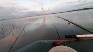 ловля сазана с лодки на улочку