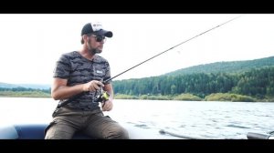 Ловля щуки на джиг на реке Кан в Сибири