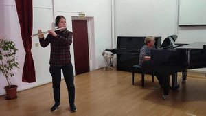 "Менуэт из маленькой ночной серенады" В.А.Моцарт(флейта)