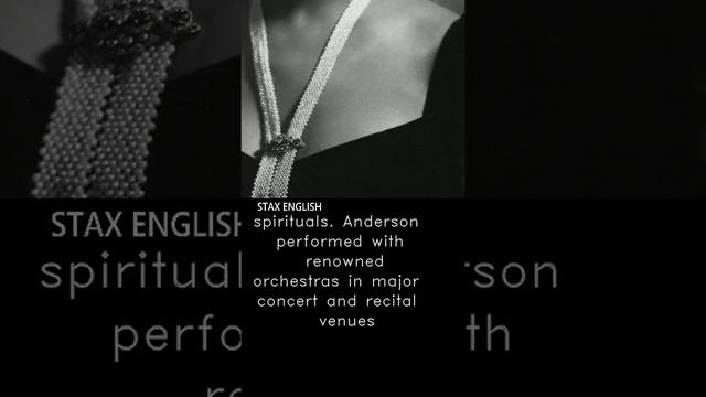 Stax English Mini Lessons: Marian Anderson