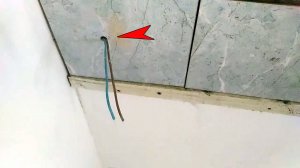 Как быстро разметить кафельную плитку под отверстие по факту