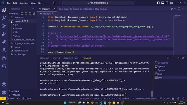 How to install Unstructured for Langchain Document loaders. Langchain Unstructured tutorial