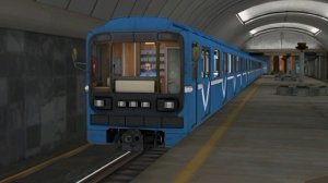 Два номерных 81-717 на станции Динамо Г.Екатеринбург
В Subway simulator 3D