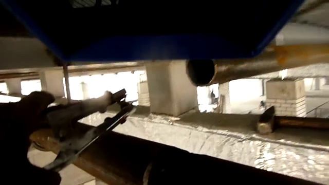Как вытащить упавший в трубу вырезанный 