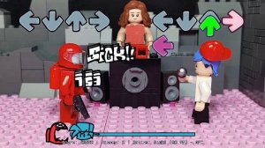 LEGO Friday Night Funkin stop-motion| impostor vs Boyfriend (sussus moogus)