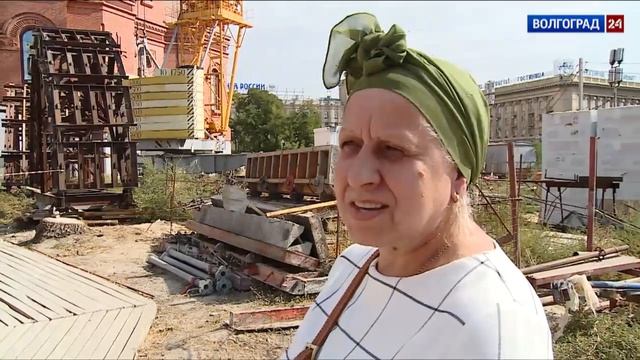 В строящемся соборе Александра Невского прошла Божественная литургия смотреть онлайн