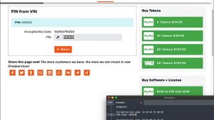 Scania immo PIN Code decryption / decrypter calculator (Encrypted Key Code to PIN)