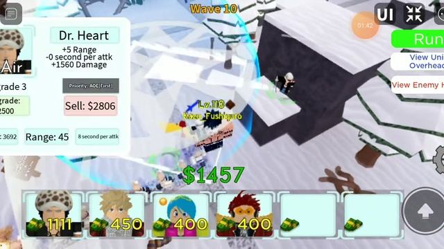 All Star Tower Defense • Trafalgar Law/Dr. Heart Showcase смотреть онлайн