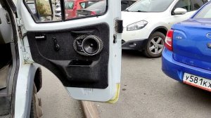 Замена штатной акустики на DL audio Raven 165 на автомобиле Газель
