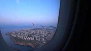 Прилёт и посадка в Анталию компании (Ред Вингс) Red Wings  Airbus A 321 l  Просто живем