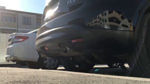 Звук выхлопа Infiniti FX37S сток