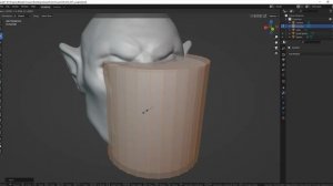 Скульптинг Орка в Блендере / Sculpting an Orc in a Blender