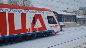 ЭГ2Тв-029 "Иволга-2.0" Одинцово - Лобня на станции Савеловская, МЦД-1.