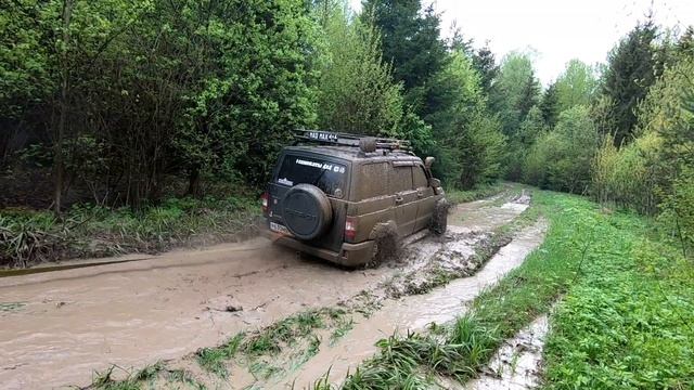 Как сломать Pajero 2 и УАЗ Патриот? смотреть онлайн