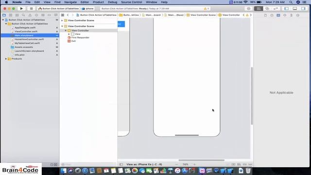 How to Add Button Click Action in Table View with Swift 5 XCode | Hindi | UITableView Cell Button