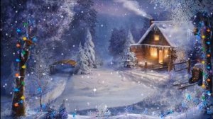 Футаж новогодний  Сказочная полянка