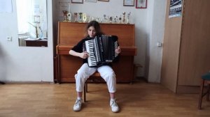 13 мая 2022 г.С.Коняев "Задорный наигрыш", исполняет Миронова Ульяна, 3 класс