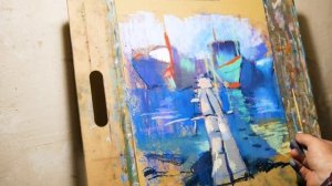 Как рисовать масляной пастелью Mungyo(Soft Gallery) и на какой бумаге.