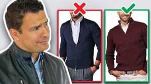 Как носить рубашку и свитер взрослому мужчине
