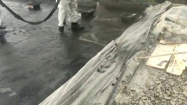 Нанесение гидроизоляции DORFLEX. Ростовская область