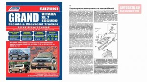 Руководство по ремонту Suzuki Grand Vitara, XL-7, Escudo, Chevrolet Tracker, Mazda Levante