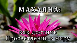 Махаяна: как достичь Просветления в миру
