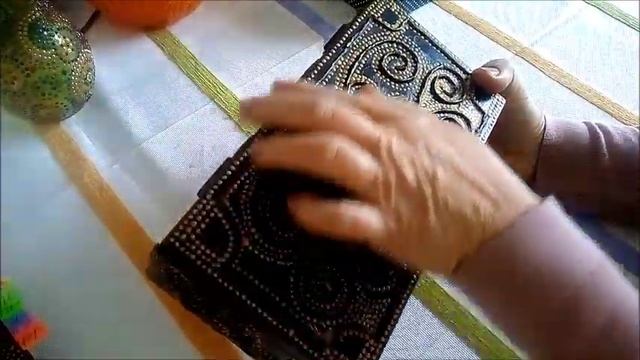 Похвастушки.Мои работы в технике,,точечная роспись,,. смотреть онлайн