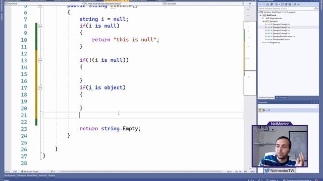Las diferentes formas de comprobar valores nulos en C# смотреть онлайн