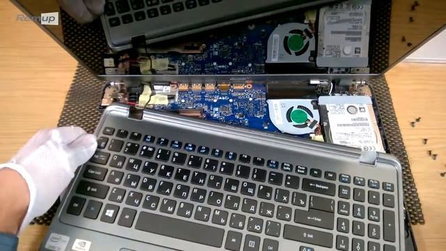 Замена HDD Acer M5 581TG смотреть онлайн