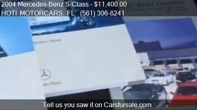 2004 Mercedes-Benz S-Class S500 -KEYLESS GO -FLORIDA for sal смотреть онлайн